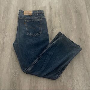Vintage Levi's 517 Jeans Men's Size 31x29 Blue Denim Orange Tab Made in USA